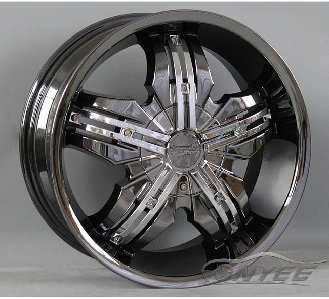 картинка Новые диски Pinnacle P40 Venice Chrome Black 4х100/4x114,3 ET40 J7,5 магазин  StreetTuning 