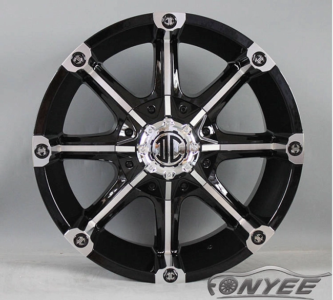 картинка Новые диски  2 CRAVE XTREME NX-3 R20 8X165,1/8X170 ET12 J9 черный глянец + серебро магазин  StreetTuning 