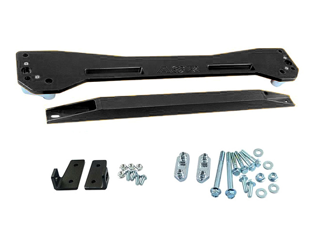 картинка Задние усилители подрамника ASR style для Honda Civic EK 1996-2000 г, черные магазин  StreetTuning 