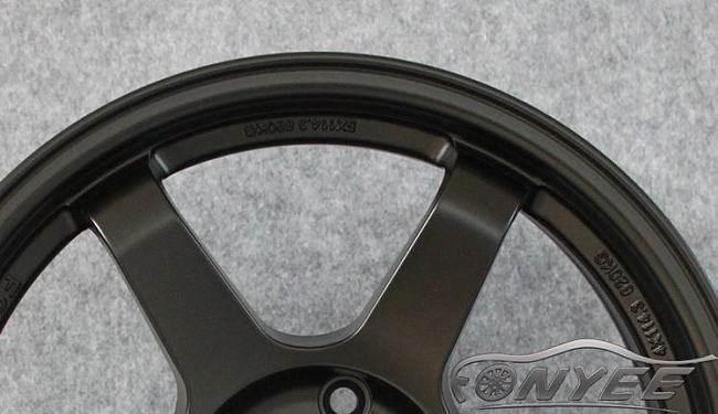 картинка Новые диски Rays TE37 R18 5X112 ET35 J9 черные матовые магазин  StreetTuning 