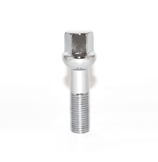 картинка Колесный болт Starleks M14x1.5 высота 45 мм, сфера, ключ 17 мм, хром магазин  StreetTuning 