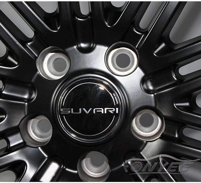 картинка Новые диски Suvari 57 R18 5x120 ET35 J8,5 черные мат + серебро магазин  StreetTuning 
