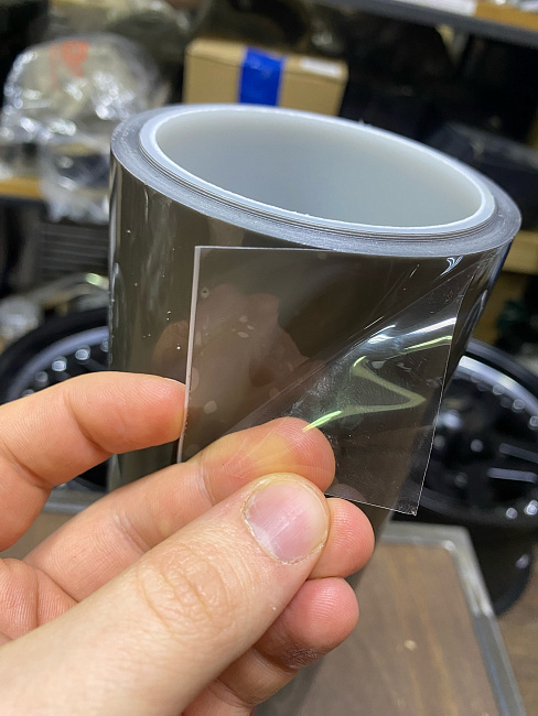 картинка Защитная полиуретановая пленка Carbins для фар PPF светло-коричневая магазин  StreetTuning 