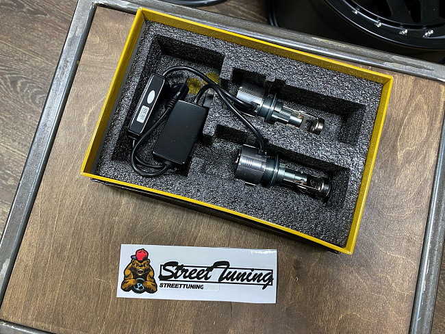 картинка Мини Led лампы - линзы Sanvi - H7 5500к, комплект 2 шт магазин  StreetTuning 