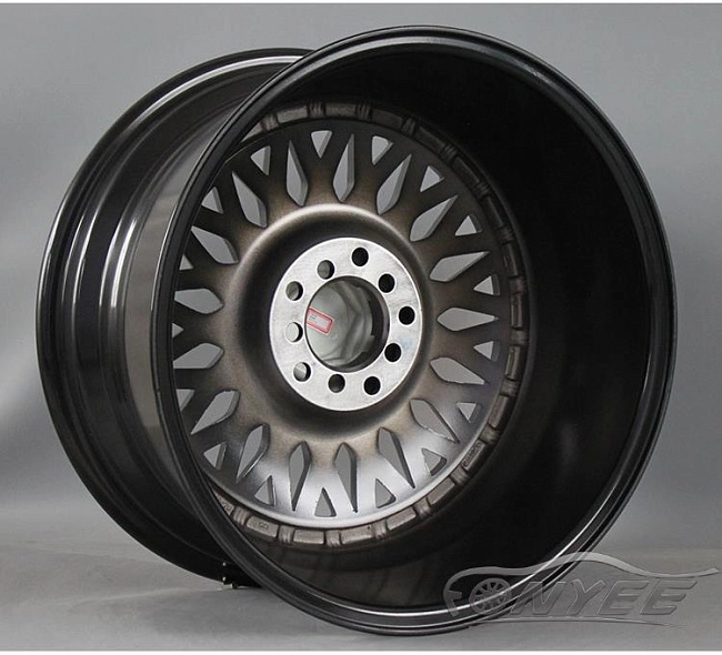 картинка Новые диски BBS RS R17 4X100/4X114,3 ET20 J8,5 черный мат + серебристые болтики магазин  StreetTuning 