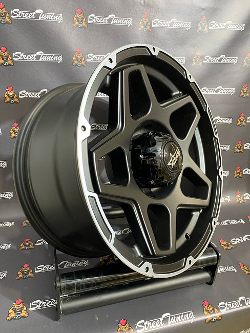 картинка Новые диски AMS Off Road R17 J8.5 ET0 6x139.7 Black магазин  StreetTuning 