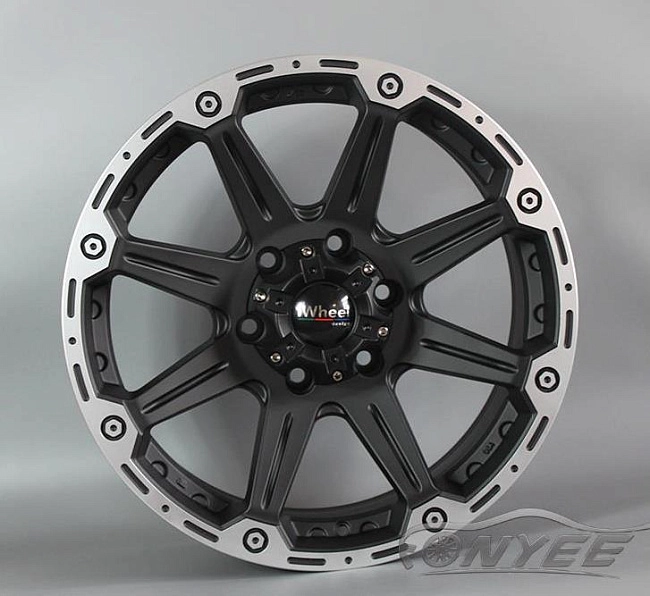 картинка Новые диски TUFF 02 R18 5X139,7 ET20 J8,5 черные матовые магазин  StreetTuning 