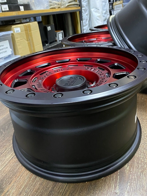 картинка Новые диски Black Rhino 1206 - R17 j8.5 ET0 6x139.7 red/black магазин  StreetTuning 