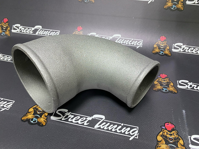 картинка Отвод алюминиевый приварной 90 гр 76 - 102 мм магазин  StreetTuning 