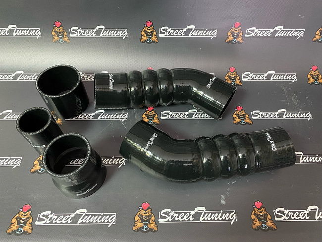картинка Патрубки турбины StreetTuning для Audi TT (8J) 2.0 TFSI, черные 5 шт магазин  StreetTuning 