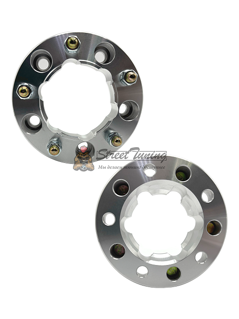 картинка Проставка Starleks 50 мм 5x150, 14x1.5 цо 110,1 Silver магазин  StreetTuning 