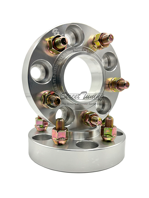 картинка Проставка Starleks 30 мм 5x114,3 12x1.5 цо 71,5 Silver магазин  StreetTuning 