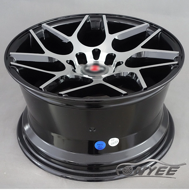 картинка Новые диски Vossen VPS-315T R15 4X100/4X114,3 ET25 J8 черный + серебро магазин  StreetTuning 
