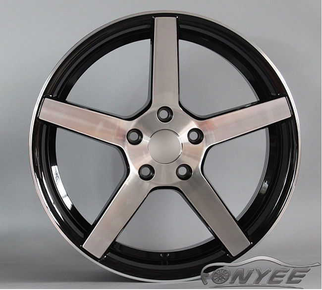 картинка Новые диски Vossen CV3 Replica R17 5X112 ET40 J7,5 черный глянец + серебро магазин  StreetTuning 