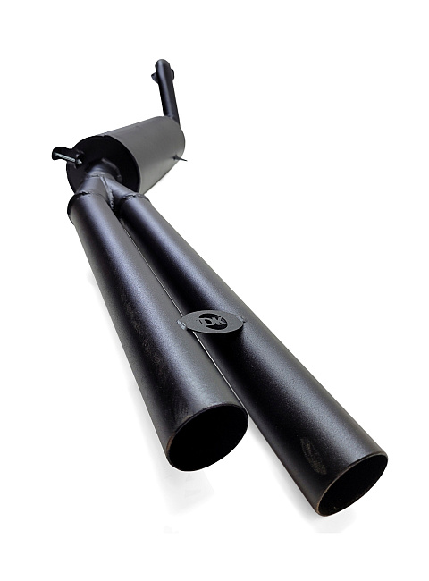 картинка Глушитель шотган 2101-07 "Комфорт", с черной насадкой DK PRO магазин  StreetTuning 