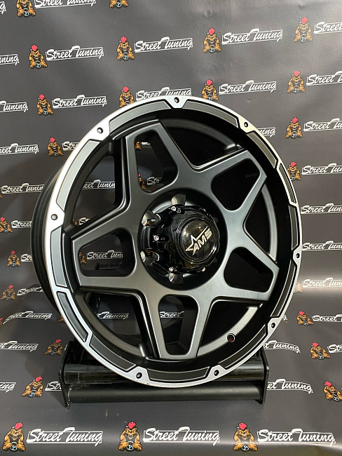 картинка Новые диски AMS Off Road R17 J8.5 ET0 6x139.7 Black магазин  StreetTuning 