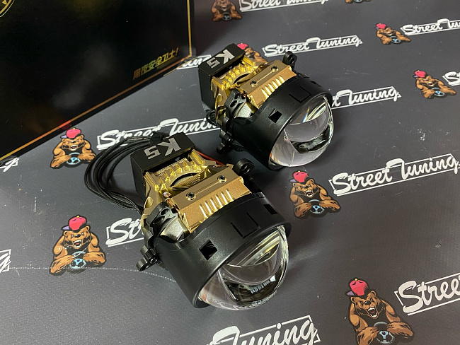 картинка Светодиодные линзы Sanvi K5 LASER - 3 дюйма магазин  StreetTuning 