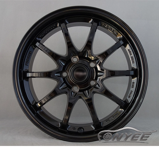 картинка Новые диски RAYS CE28SL R17 4X114,3/4X100 ET38 J7,5 синий + полированная полка магазин  StreetTuning 