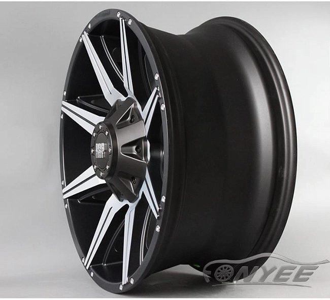 картинка Новые диски RBP 98R R20 6X139,7-135 ET12 J9 черный мат + серебро магазин  StreetTuning 