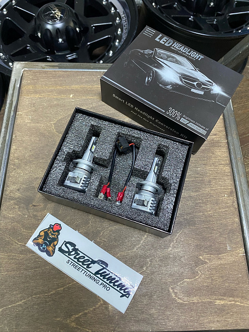 картинка Светодиодные лампы Sanvi Smart Led - H7 5500к, комплект 2 шт магазин  StreetTuning 