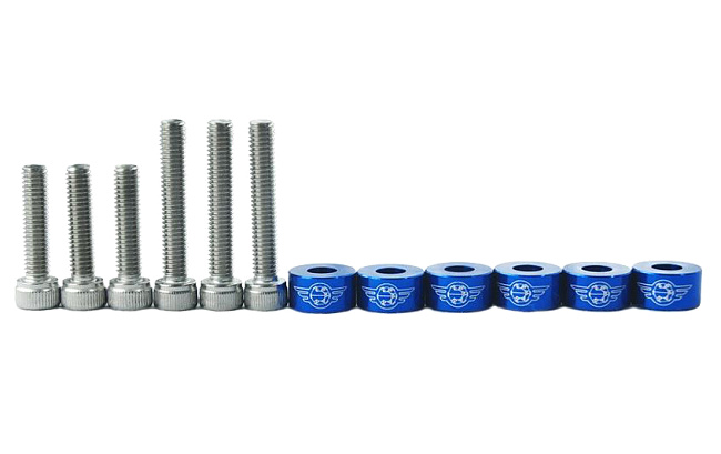 картинка Болты Epman для VTEC соленоида на Honda 6 шт, синие магазин  StreetTuning 