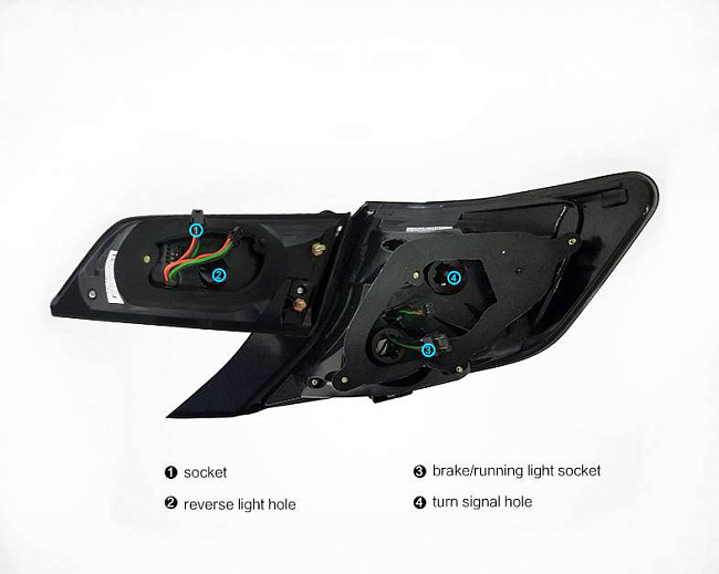 картинка Задние фары для Toyota Camry 2012-2014 г магазин  StreetTuning 