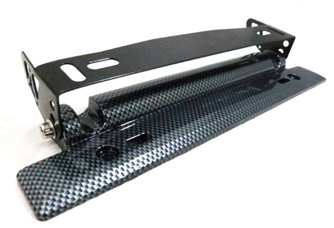 картинка Номерная рамка под углом (2D карбон) магазин  StreetTuning 