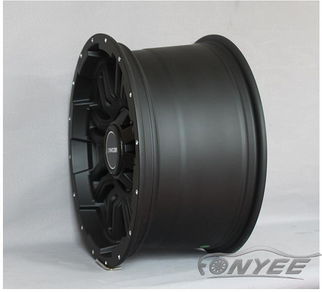 картинка Новые диски Powcan модель 2 R17 J9 ET0 6x139,7 черный мат магазин  StreetTuning 