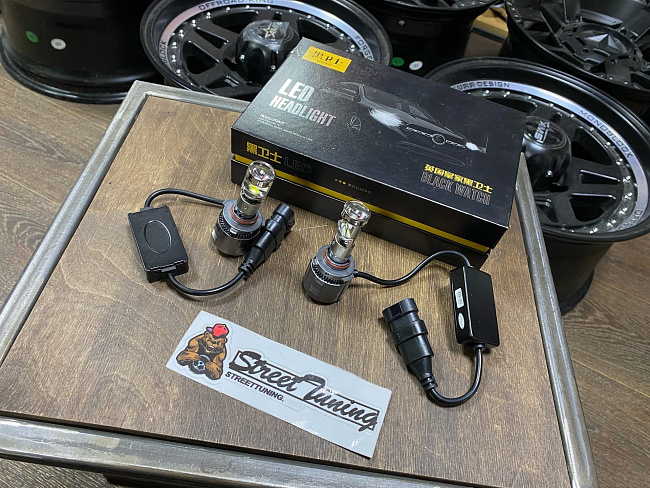 картинка Мини Bi-Led лампы Sanvi - HB3 5500к, комплект 2 шт магазин  StreetTuning 