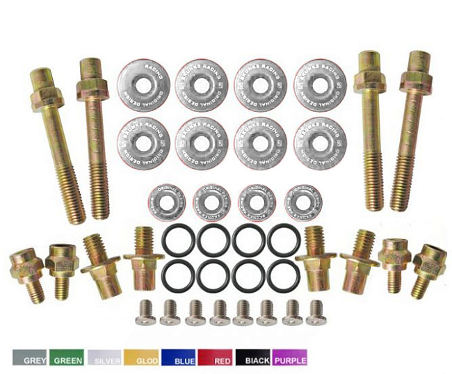 картинка Болты с шайбами крышки клапанов Epman для Honda, серебряные магазин  StreetTuning 