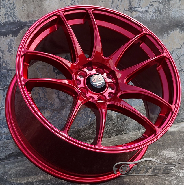 картинка Новые диски Work Emotion Cr-kiwami R18 5x100-5x114,3 ET35 J8,5 красные магазин  StreetTuning 
