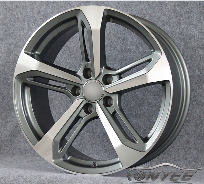 картинка Новые диски Audi RS 7 R19 5x112 ET35 J8,5 серый + серебро магазин  StreetTuning 