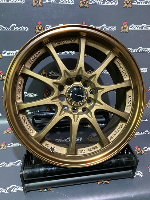 картинка Новые диски Rays Volk Racing CE-28 R16 J7 ET35 5X100/114.3 Matte Bronz магазин  StreetTuning 