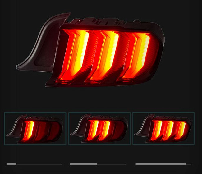 картинка Задние светодиодные фары для FORD MUSTANG 2015 - н.в. магазин  StreetTuning 