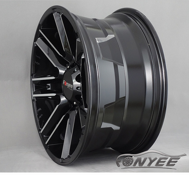 картинка Новые диски K-II RacingLine R18 6х139,7 ET20 J9 серебро + черный магазин  StreetTuning 