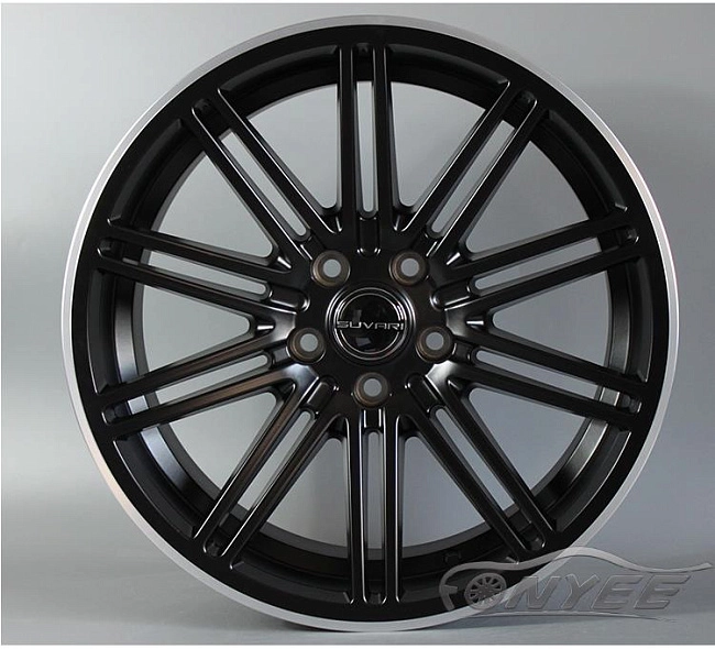 картинка Новые диски Suvari 57 R18 5x120 ET35 J8,5 черные мат + серебро магазин  StreetTuning 