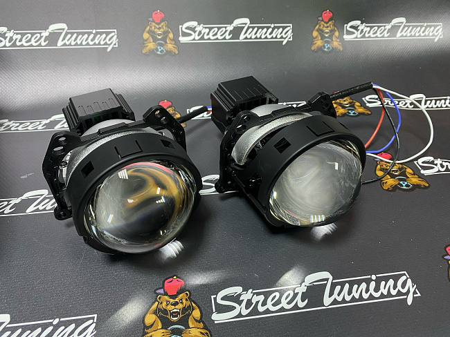 картинка Светодиодные линзы Sanvi A11 PRO, 3 дюйма магазин  StreetTuning 