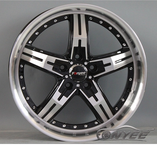 картинка Новые диски Pinnacle Poison R20 5х114,3 ET20 J8,5 черный глянец + полированная полка магазин  StreetTuning 