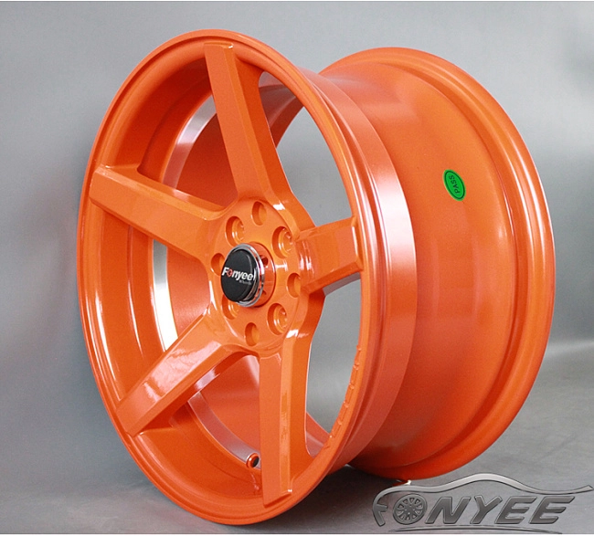 картинка Новые диски Vossen CV3 Replica R16 4X114,3/4X100 ET25 J8 оранжевый глянец магазин  StreetTuning 