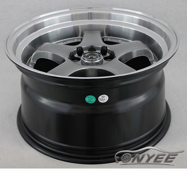 картинка Новые диски JNC 017 R17 5X114,3-5X100 ET20 J9 серый глянец + полированная полка магазин  StreetTuning 