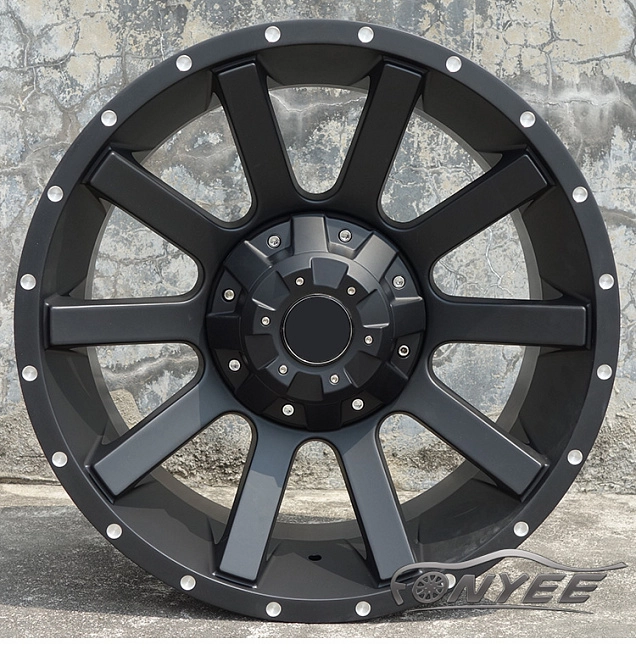 картинка Новые диски Fledermaus R18 6X139,7/6X135 ET10 J9 черный мат магазин  StreetTuning 