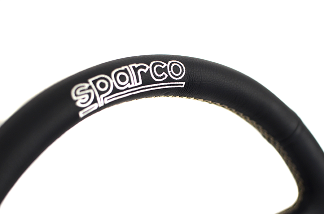 картинка Спортивный руль Sparco Style, серебряный магазин  StreetTuning 