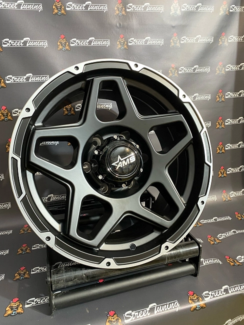 картинка Новые диски AMS Off Road R17 J8.5 ET0 6x139.7 Black магазин  StreetTuning 