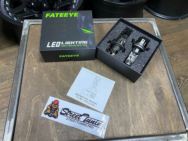картинка Автомобильные светодиодные лампы FATEEYE F11 Led - H4 6500к, комплект 2 шт магазин  StreetTuning 
