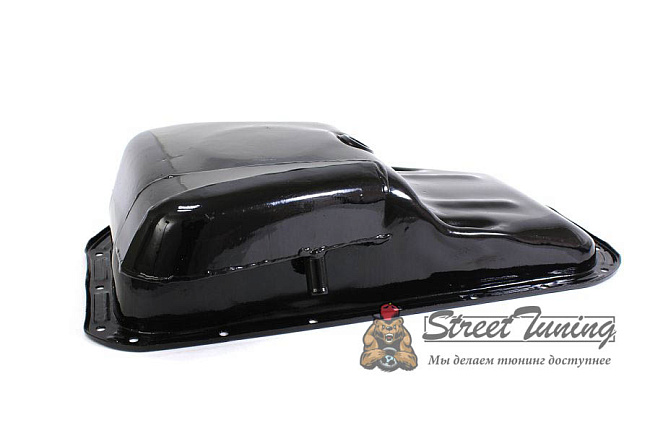 картинка Поддон противоотливной для ВАЗ 2101-07 со сливом под турбину магазин  StreetTuning 