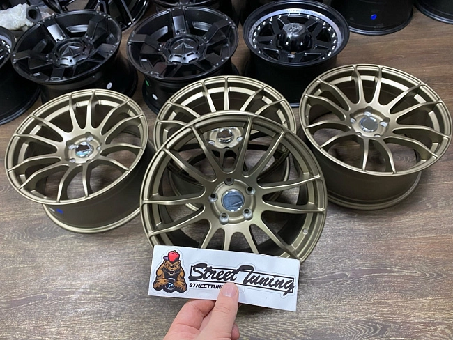 картинка Новые диски RAYS Gram Lights 57 Xtreme R18 5X114,3 ET33 J8,5 бронза матовая магазин  StreetTuning 