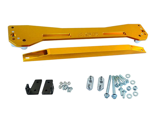 картинка Задние усилители подрамника ASR style для Honda Civic EK 1996-2000 г, золотистые магазин  StreetTuning 