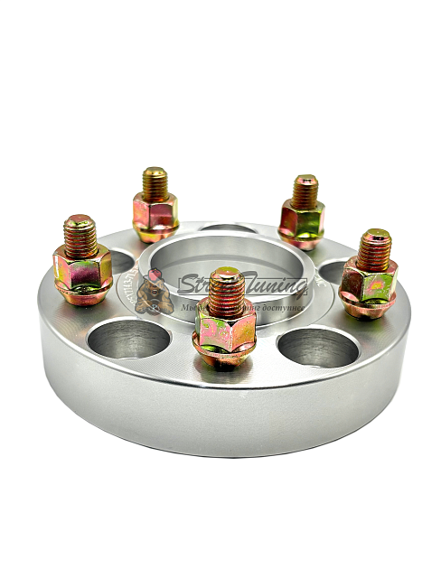 картинка Проставка Starleks 30 мм 5x114,3 12x1.5 цо 71,5 Silver магазин  StreetTuning 