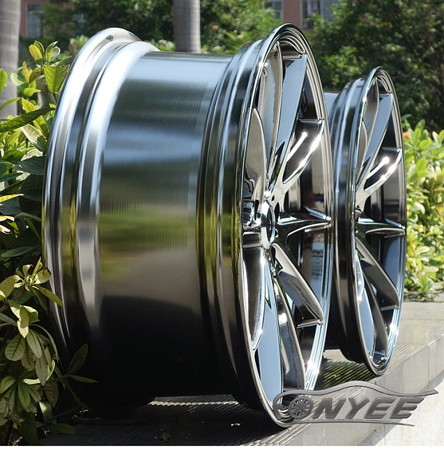 картинка Новые диски Rays G25 R18 5X100 ET38 J8 черный хром магазин  StreetTuning 