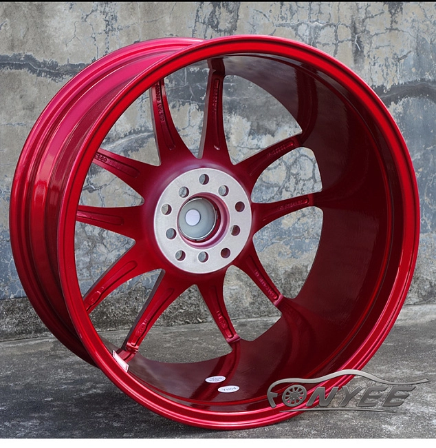 картинка Новые диски Work Emotion Cr-kiwami R18 5x100-5x114,3 ET35 J8,5 красные магазин  StreetTuning 